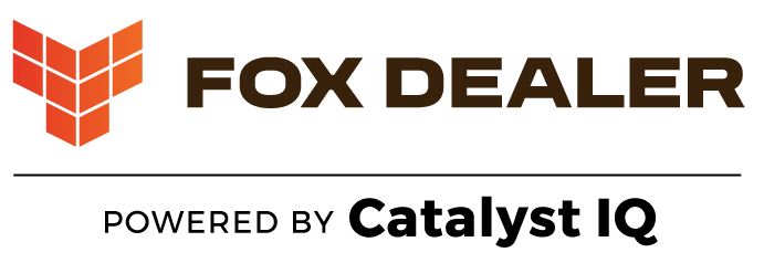 Fox Dealer Powered by Catalyst IQ logo in black