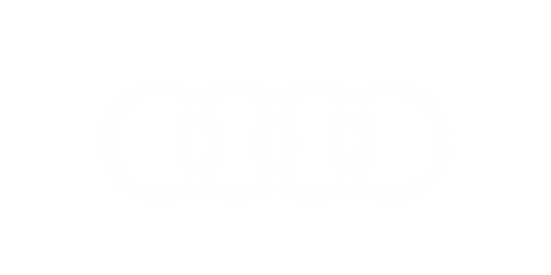 white Audi logo