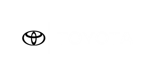 white Toyota logo