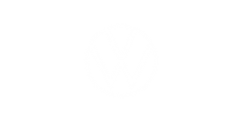 white Volkswagen logo