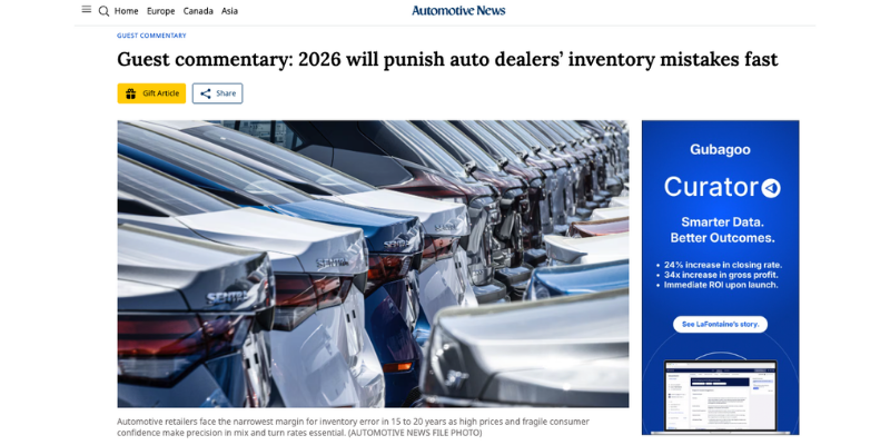 Guest commentary: 2026 will punish auto dealers’ inventory mistakes fast